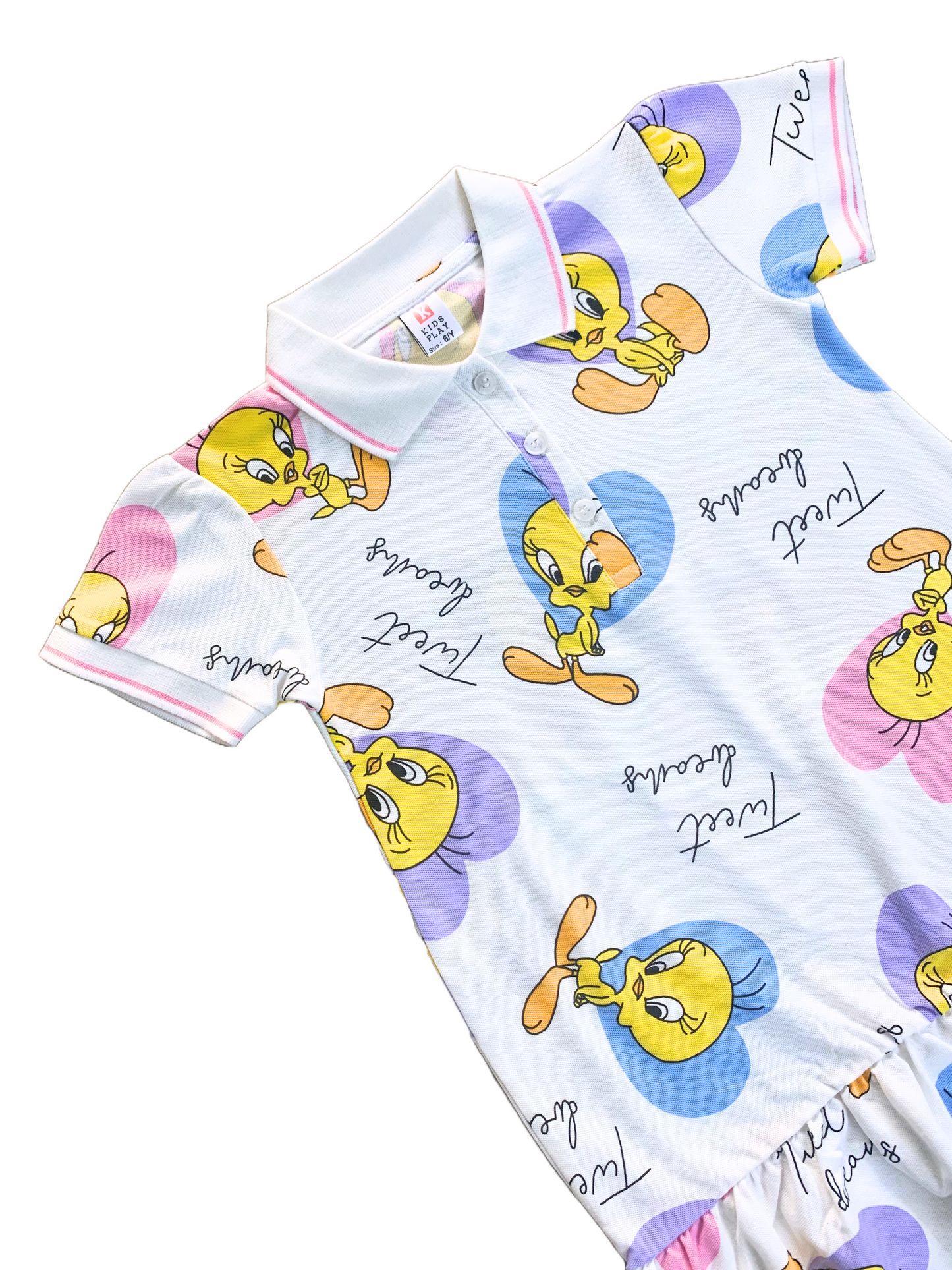 Tweety Bird Frock (White)