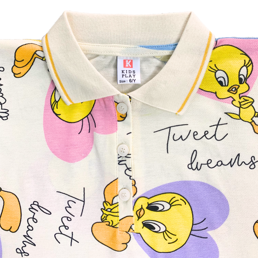 Tweety Bird Frock (Beige)