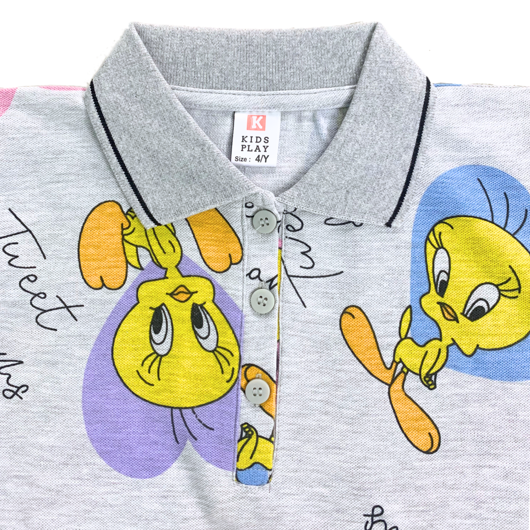 Tweety Bird Frock (Grey)