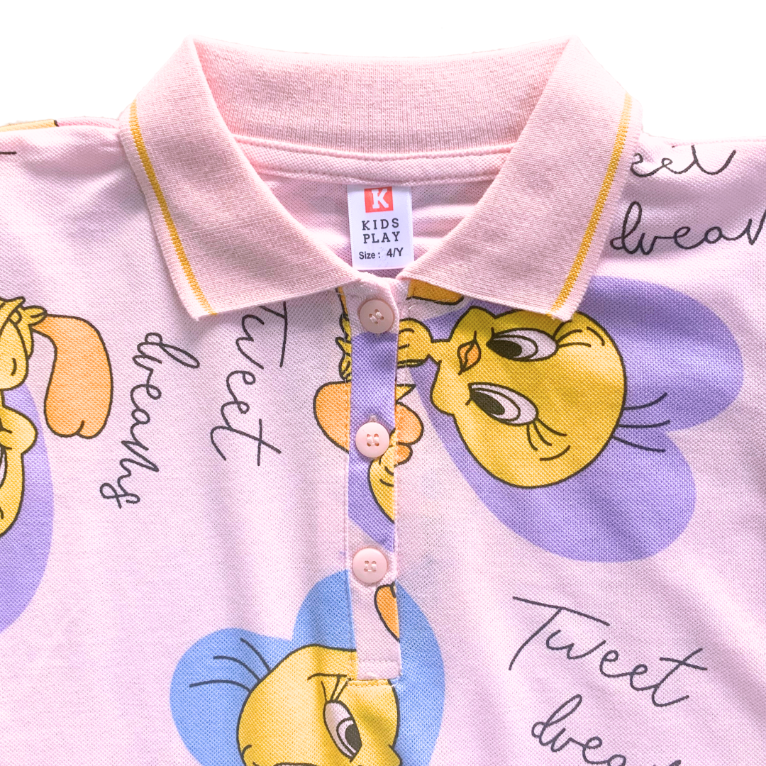 Tweety Bird Frock (Pink)