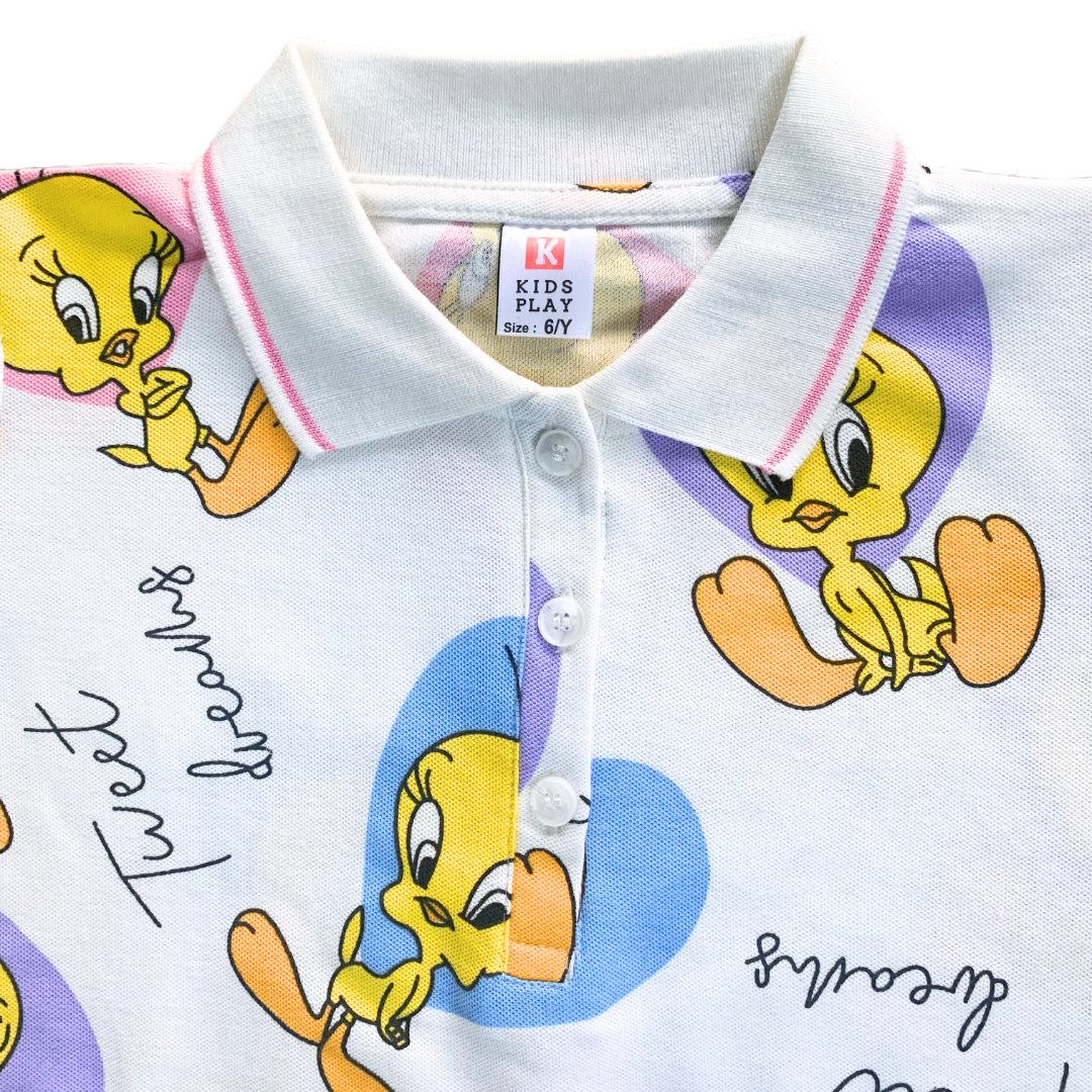 Tweety Bird Frock (White)