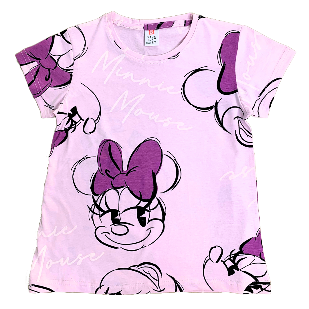 Kids Minnie Pyjama Set (Pink)