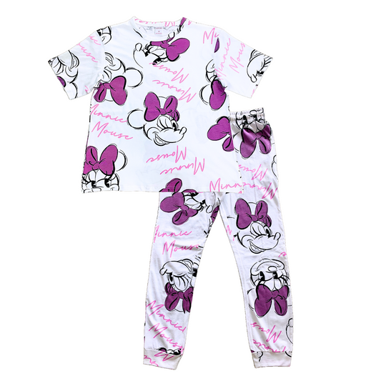 Minnie Pyjama Set (White)