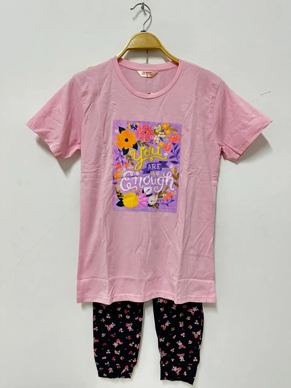 Printed Tshirt And Pyjamas Set