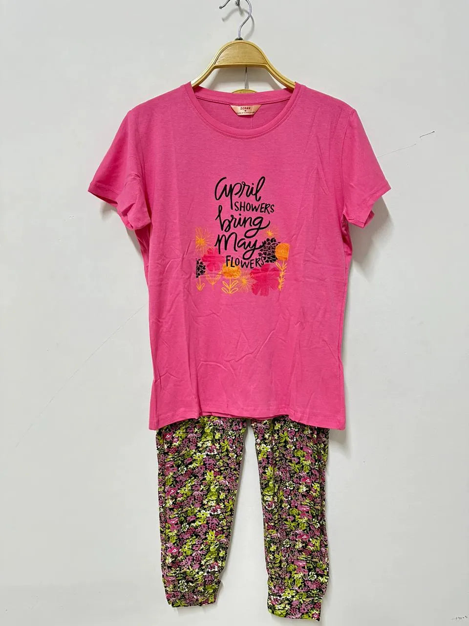 Printed Tshirt And Pyjamas Set